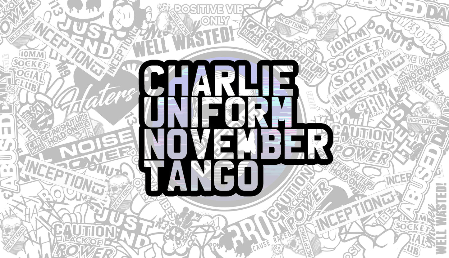 Charlie uniform November tango